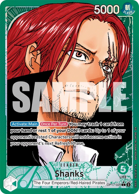 Shanks (Alternate Art) - One Piece Card Game card