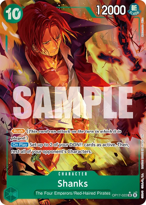 Shanks (Alternate Art) - One Piece Card Game card