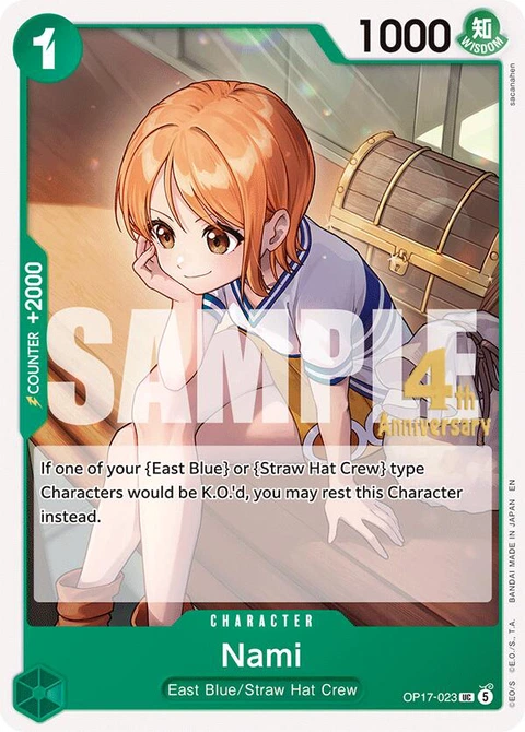 Nami - One Piece Card Game card