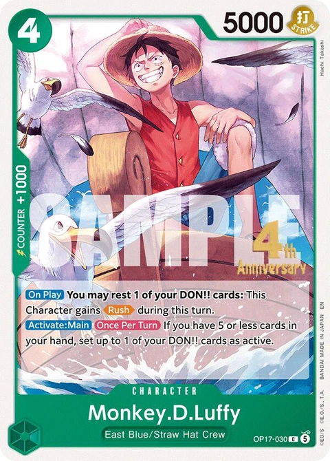 Monkey.D.Luffy - One Piece Card Game card