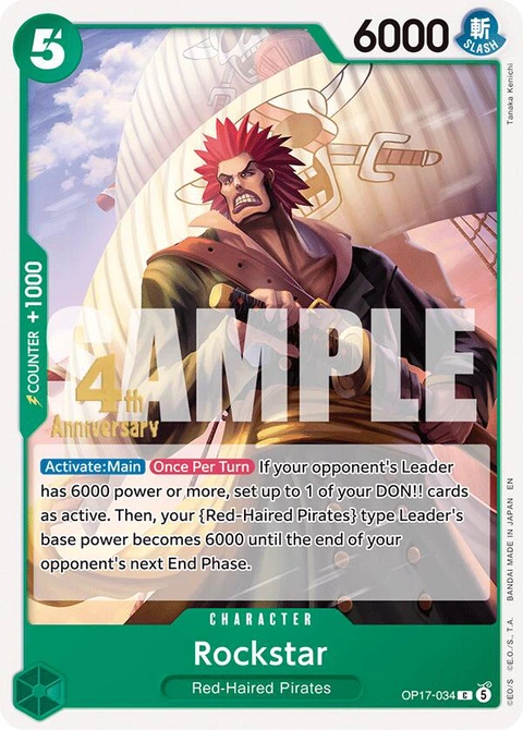 Rockstar - One Piece Card Game card