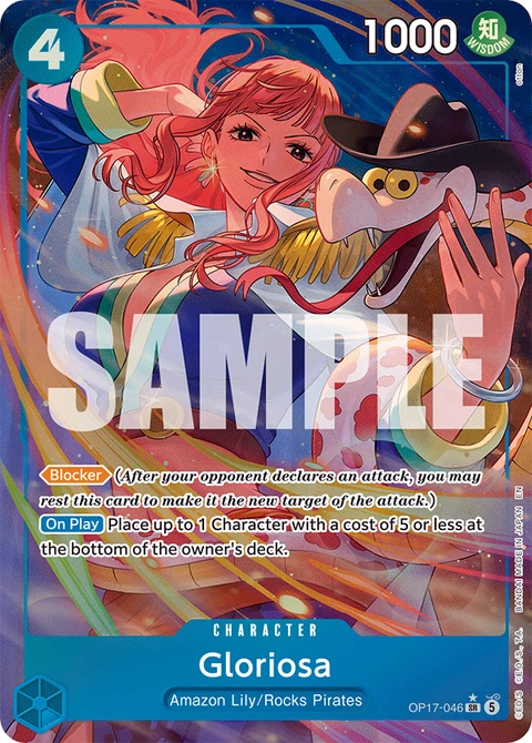 Gloriosa (Alternate Art) - One Piece Card Game card
