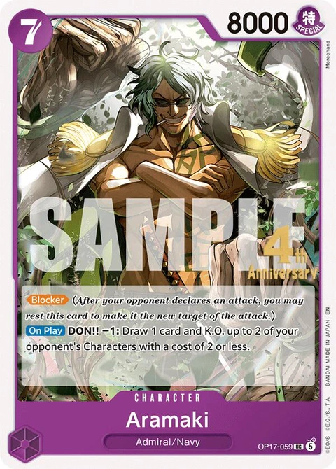 Aramaki - One Piece Card Game card