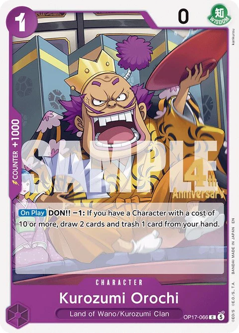 Kurozumi Orochi - One Piece Card Game card