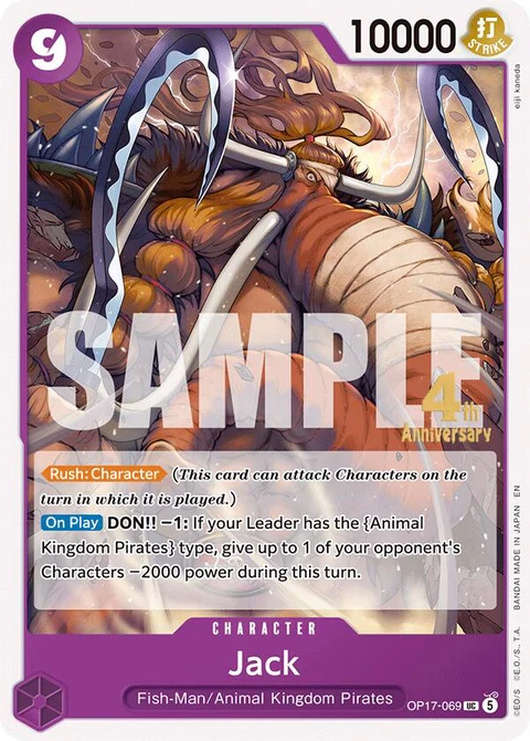 Jack - One Piece Card Game card