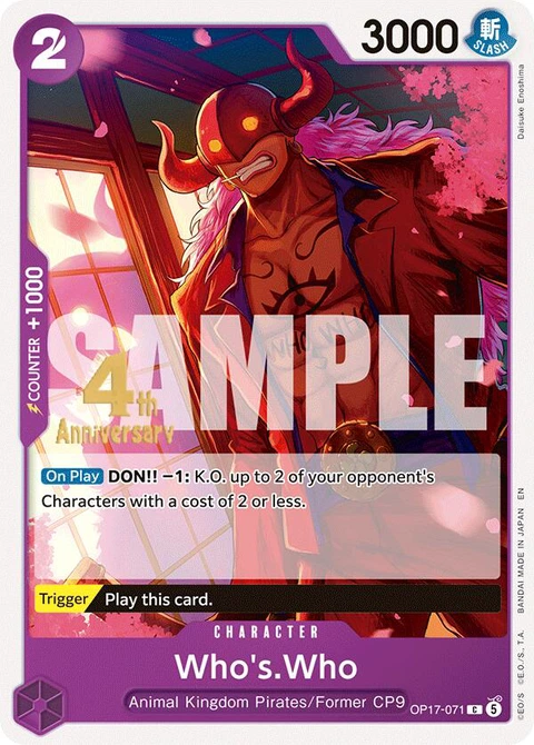 Who's.Who - One Piece Card Game card