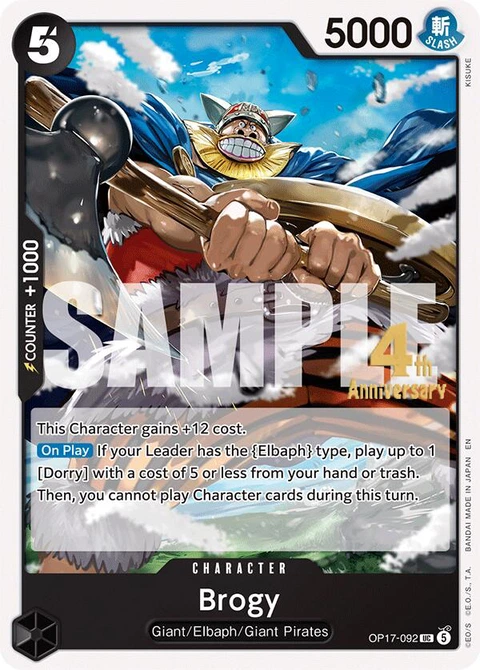 Brogy - One Piece Card Game card