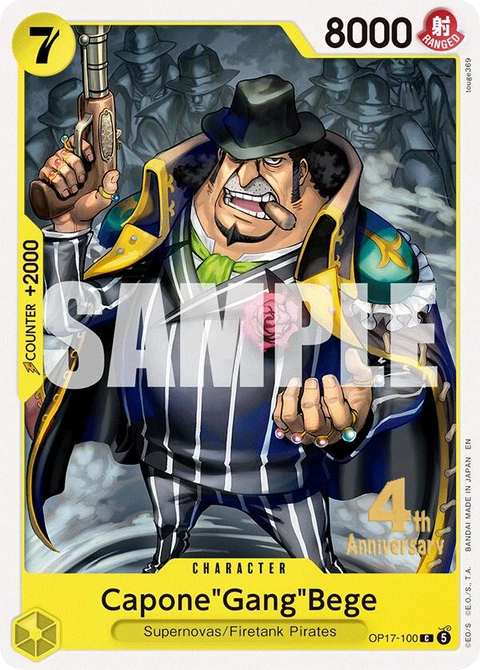 Capone"Gang"Bege - One Piece Card Game card