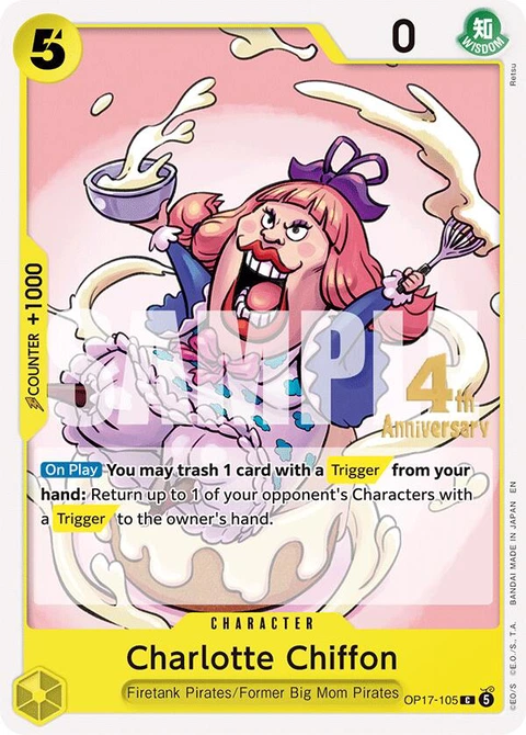 Charlotte Chiffon - One Piece Card Game card