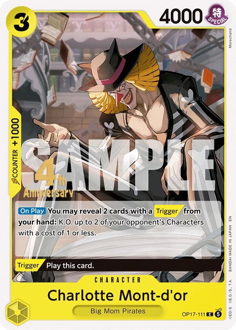 Charlotte Mont-d'or - One Piece Card Game card