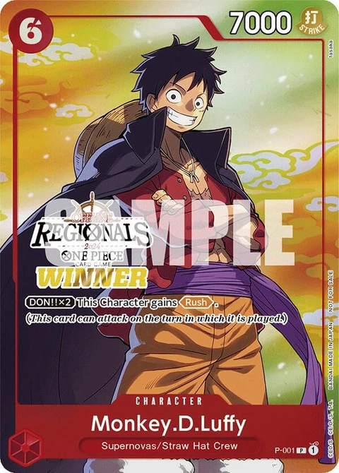 Monkey.D.Luffy (Offline Regional 2024 Vol. 2) - One Piece Card Game card