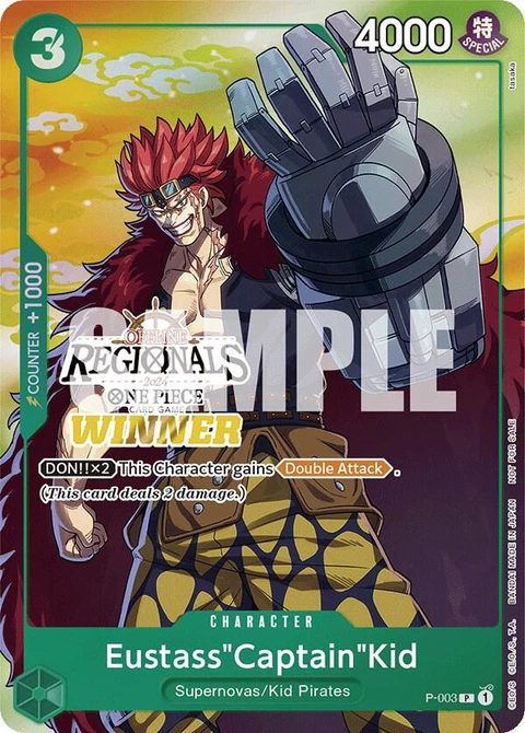 Eustass"Captain"Kid (Offline Regional 2024 Vol. 2) - One Piece Card Game card