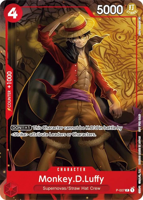 Monkey.D.Luffy (Tournament Pack Vol. 1) - One Piece Card Game card