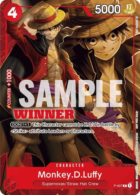 Monkey.D.Luffy (Winner Pack Vol. 1) - One Piece Card Game card