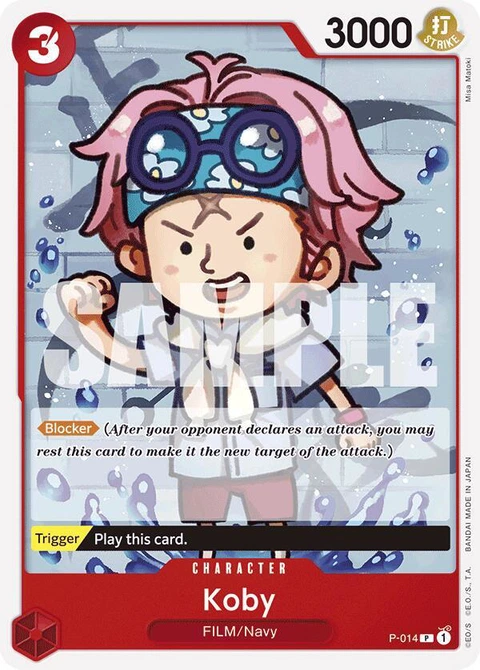 Koby (Reprint) - One Piece Card Game card