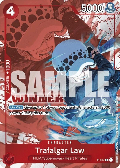 Trafalgar Law (Winner Pack Vol. 7) - One Piece Card Game card