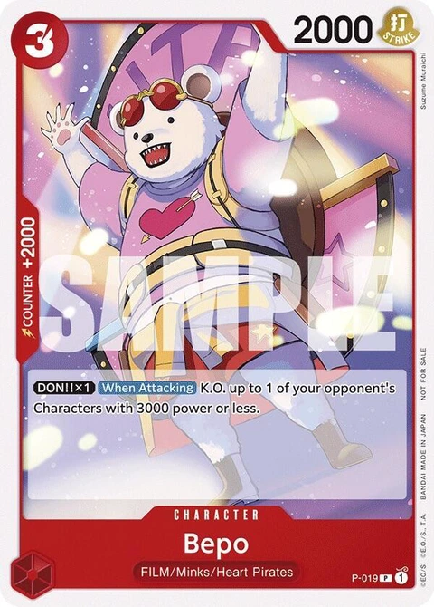 Bepo (Tournament Pack Vol. 7) - One Piece Card Game card