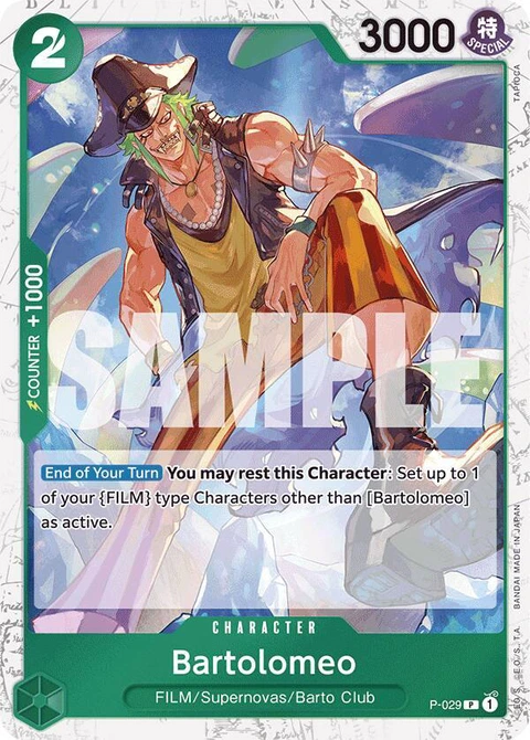 Bartolomeo (Jolly Roger Foil) - One Piece Card Game card