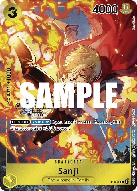 Sanji (CS 2023 Event Pack) - One Piece Card Game card