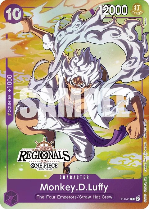 Monkey.D.Luffy (Online Regional 2024 Vol. 2) - One Piece Card Game card