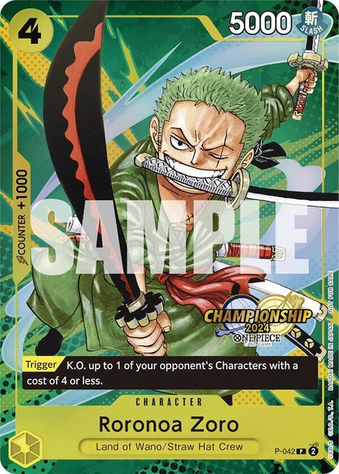 Roronoa Zoro (CS 2024 Event Pack) - One Piece Card Game card