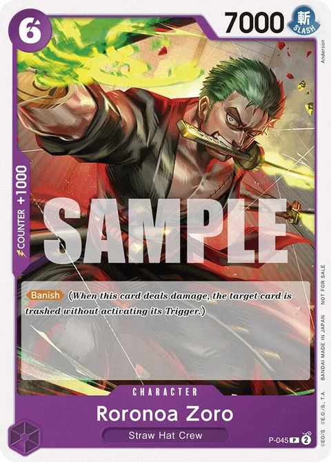 Roronoa Zoro (OP-06 Pre-Release Tournament) - One Piece Card Game card