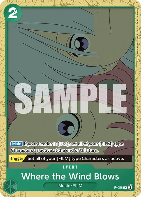 Where the Wind Blows (Starter Deck 11: Uta Deck Battle) - One Piece Card Game card
