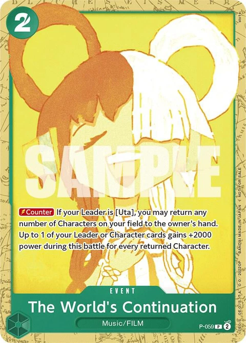 The World's Continuation (Starter Deck 11: Uta Deck Battle) - One Piece Card Game card