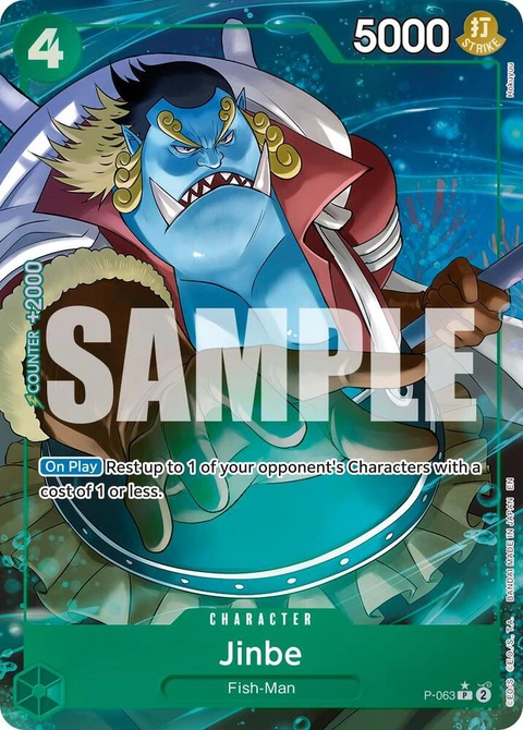 Jinbe (Alternate Art) - One Piece Card Game card