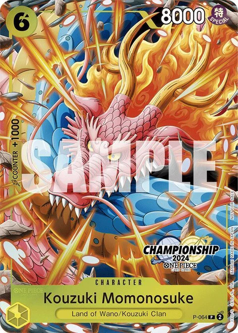 Kouzuki Momonosuke (CS 2024 Event Pack Finalist) - One Piece Card Game card