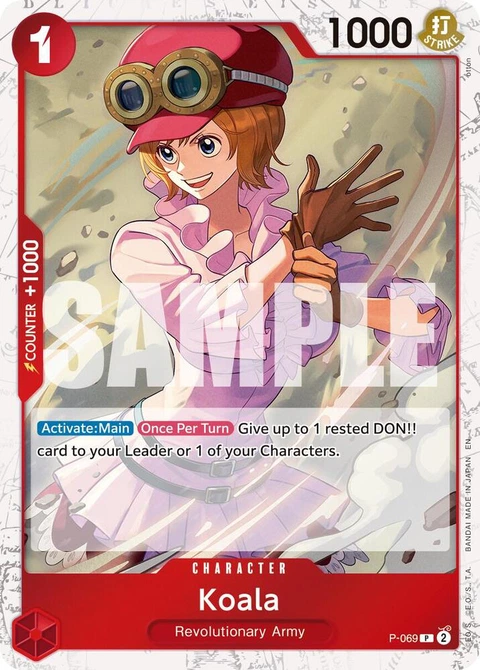 Koala (Pirate Foil) - One Piece Card Game card