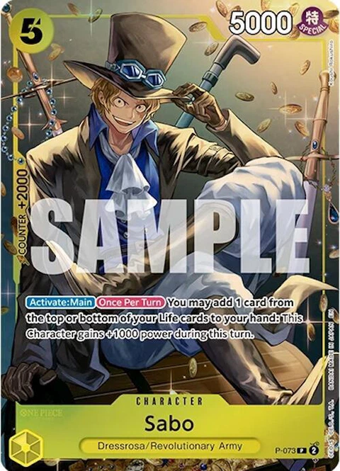 Sabo (Tin Pack Set Vol. 2) - One Piece Card Game card
