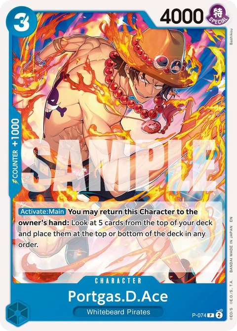 Portgas.D.Ace (Reprint) - One Piece Card Game card