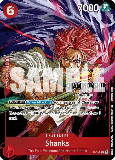Shanks (CS 25-26 Event Pack Finalist Ver.) - One Piece Card Game card