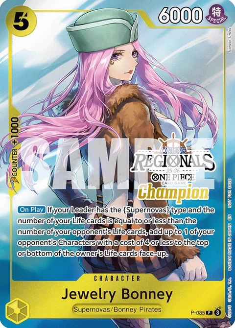 Jewelry Bonney (Online Regional Champion Card Set 2025 Vol.2) - One Piece Card Game card