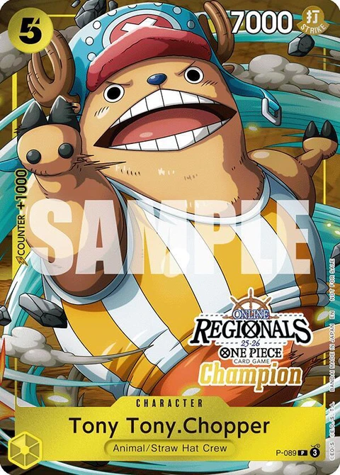 Tony Tony.Chopper (Online Regional Champion Card Set 2025 Vol.2) - One Piece Card Game card