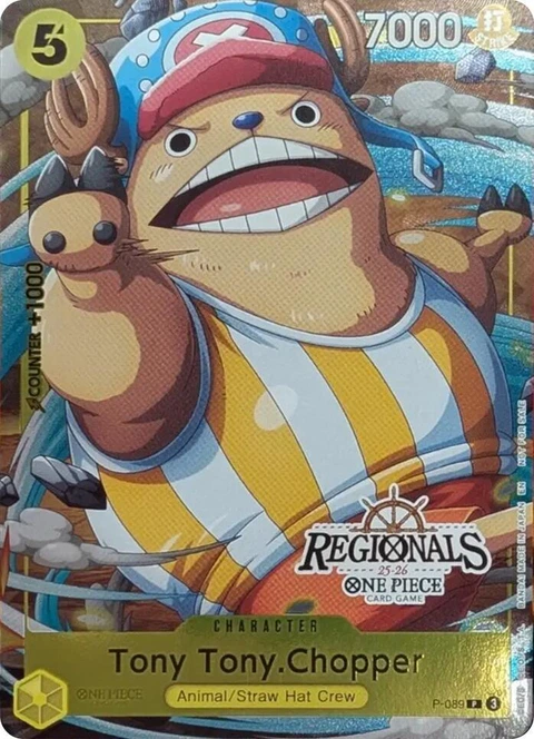 Tony Tony.Chopper (CS 25-26 Regionals Textured Chase Promo) - One Piece Card Game card