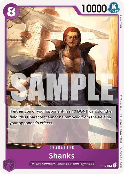 Shanks (Tournament Pack 2026 Vol. 2) - One Piece Card Game card