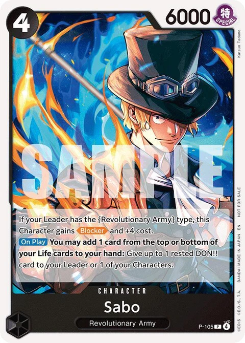 Sabo (Tournament Pack 2026 Vol. 2) - One Piece Card Game card