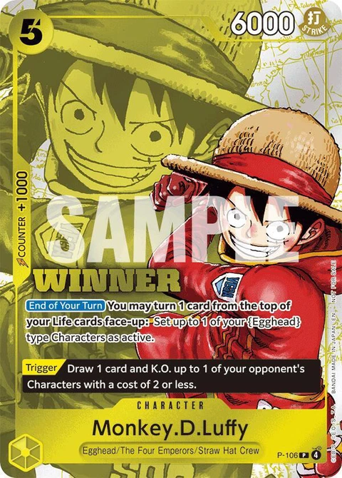 Monkey.D.Luffy (Winner Pack 2026 Vol. 2) - One Piece Card Game card