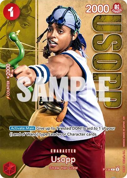Usopp - P-136 (Premium Card Collection -Live Action Edition Vol.2 Straw Hat Crew-) - One Piece Card Game card