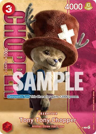 Tony Tony.Chopper - P-138 (Premium Card Collection -Live Action Edition Vol.2 Straw Hat Crew-) - One Piece Card Game card