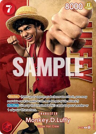 Monkey.D.Luffy - P-140 (Premium Card Collection -Live Action Edition Vol.2 Straw Hat Crew-) - One Piece Card Game card
