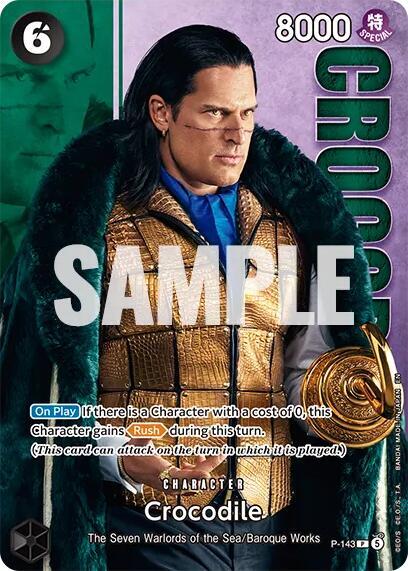 Crocodile - P-143 (Premium Card Collection -Live Action Edition Vol.2 Baroque Works-) - One Piece Card Game card