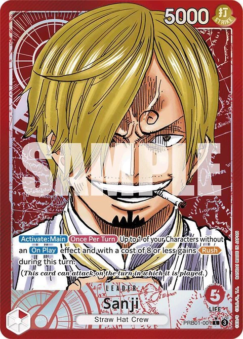 Sanji (Alternate Art) - One Piece Card Game card