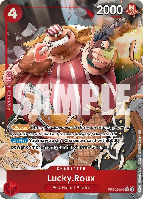 Lucky.Roux (Alternate Art) - One Piece Card Game card