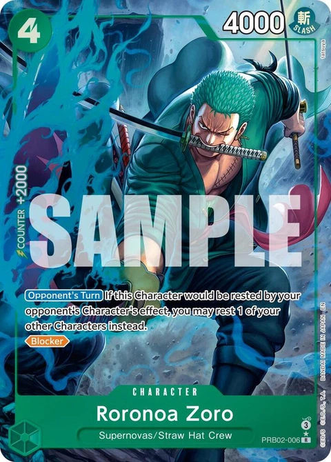Roronoa Zoro (Alternate Art) - One Piece Card Game card