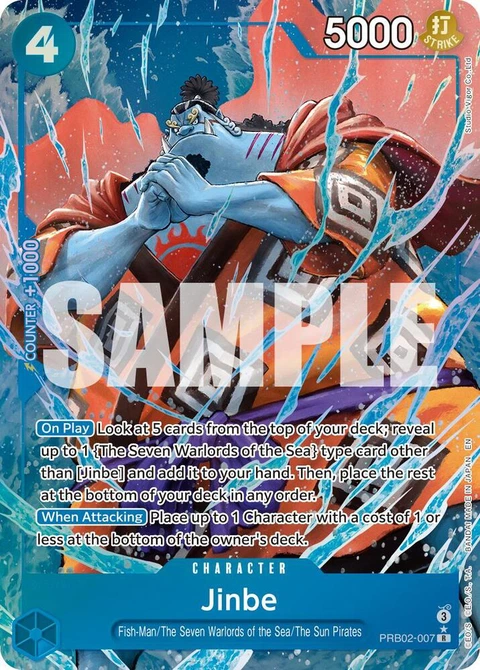 Jinbe (Alternate Art) - One Piece Card Game card