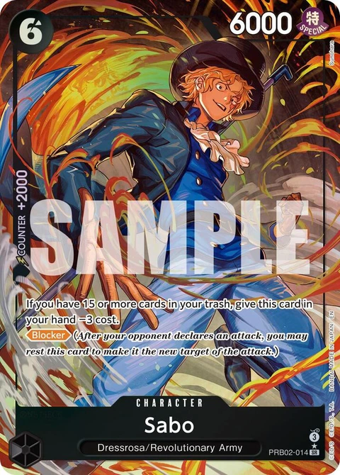 Sabo (Alternate Art) - One Piece Card Game card