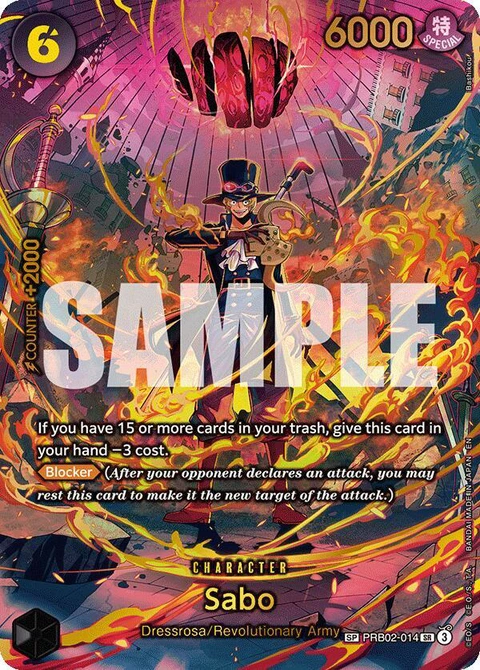 Sabo (SP) - One Piece Card Game card
